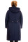 Пальто женское-плащ Bolyar 00366 темно-синее , фото  2