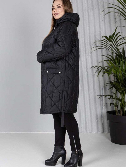 Пальто женское Bolyar 00387 черное , фото  2
