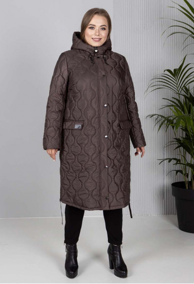 Пальто женское Bolyar 00400 коричневое
