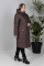 Пальто жіноче Bolyar 00400 коричневе , фото  1