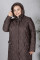 Пальто жіноче Bolyar 00400 коричневе , фото  2