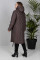 Пальто жіноче Bolyar 00400 коричневе , фото  3