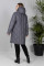 Пальто жіноче Bolyar 00388 сіре , фото  2