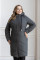 Жіноче пальто Bolyar 00425 сіре , фото  3